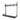 Flexline gunmetal grey single tier hockey stick rack on wall standards