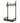 Flexline gunmetal grey single tier hockey stick rack on wall standards