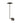 A flexline goalie helmet holder with a dome-shaped shade, a slim vertical stem, and bracket.