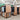 Selling center display of wood moulding and decking samples in a hardware store