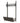 Flexline gunmetal grey triple tier hockey stick rack on wall standards