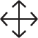 Four arrows pointing outward to represent scalability