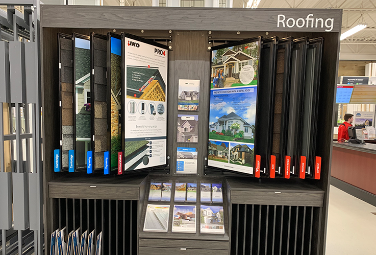 Roofing Store Display