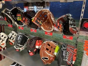 Rawlings baseball display designed by BMF.